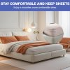 Bed Sheet Straps, Lock Sheet Holders Keep Sheets Tight Heavy Duty Bed Sheet Holder Corner, Bed Sheet Holder Straps with Bed Sheet Clips Straps No More Loose Sheets, Easy Installation