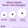 Viva Signature Cloth Paper Towels, 3 Double Rolls, 86 Sheets per Roll