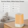White Noise Sound Machine: 30 Soothing Sounds, Sunrise Alarm Clock for Gentle Wake Up, Adjustable Volume & Night Light, Timer, Ideal for Adults, Kids and Babies - Easy to Sleep, Relax, Focus