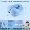Knee Pillow for Side Sleepers - Hip Pain Relief, Memory Foam Leg Pillow for Side Sleeping, Between Legs Pillow for Sciatica Lower Back Pain, Knee Pillow with Ice Silk Cover and Elastic Strap